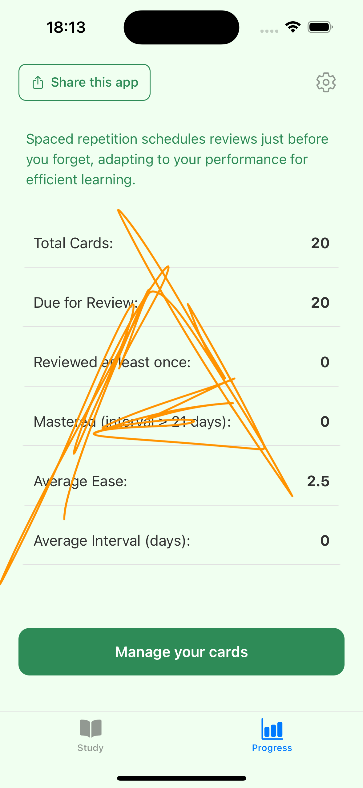 Progress tracking